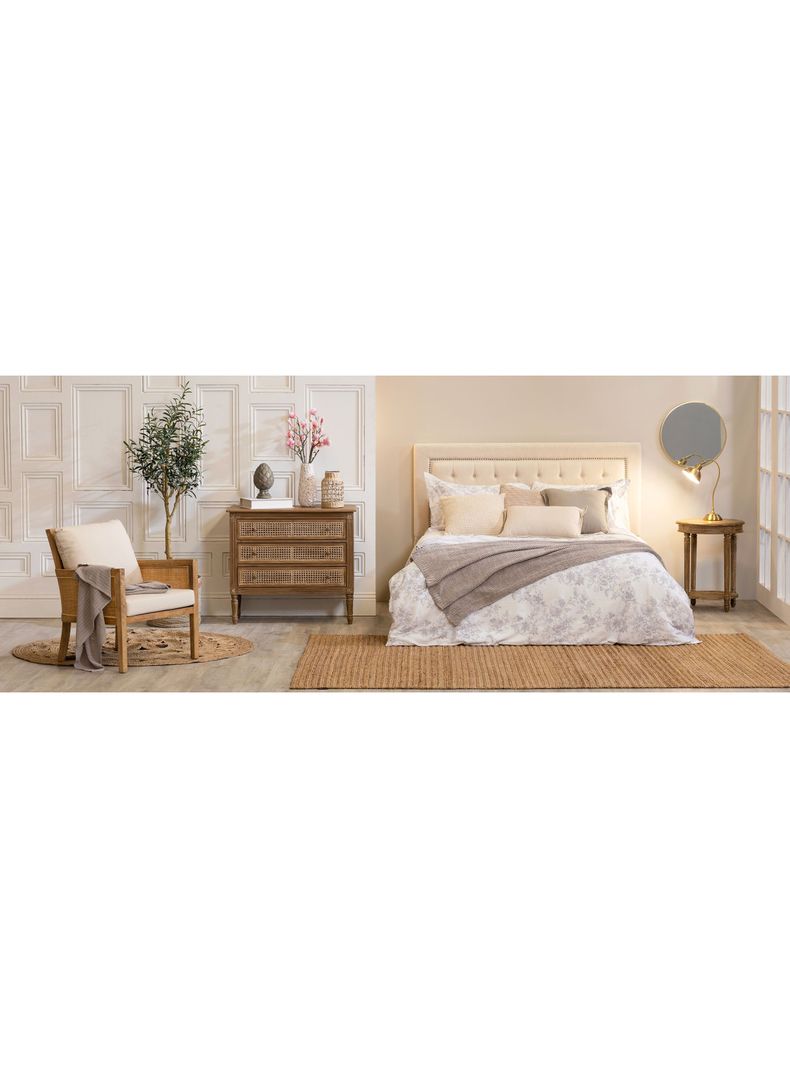Mesa Lateral Helena Junco Redonda 50 cm Natural-6
