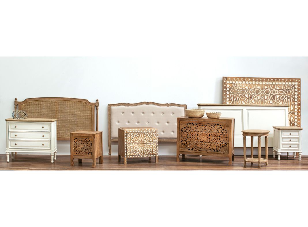 Mesa Lateral Helena Junco Redonda 50 cm Natural-7