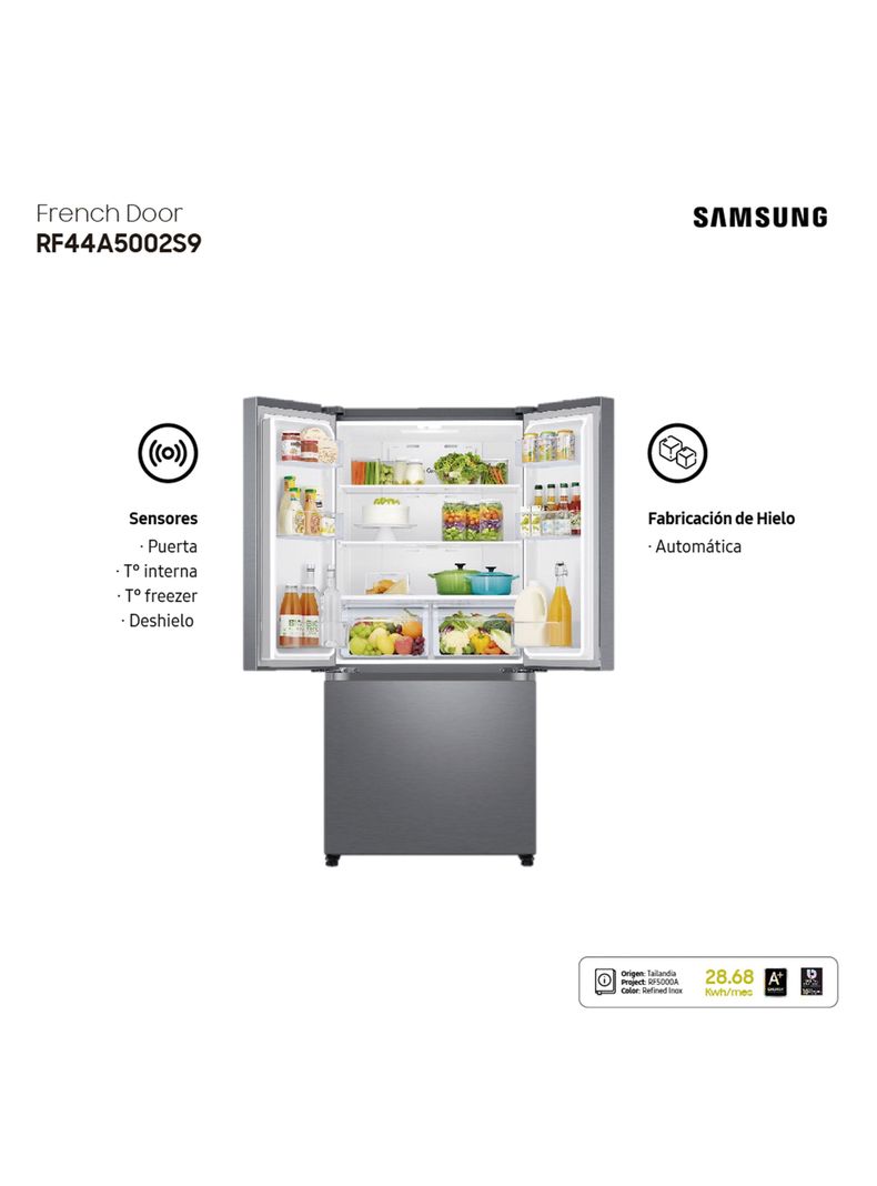 Refrigerador French Door No Frost 431 Litros RF44A5002S9/ZS-5