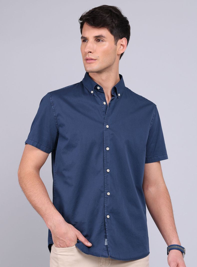 Camisa Algodón Button Down-0