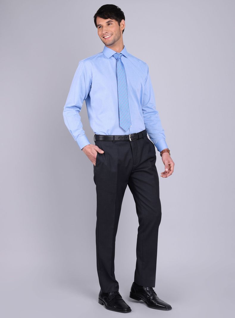 Camisa Fantasía Regular Fit Texturada Manga Larga-4