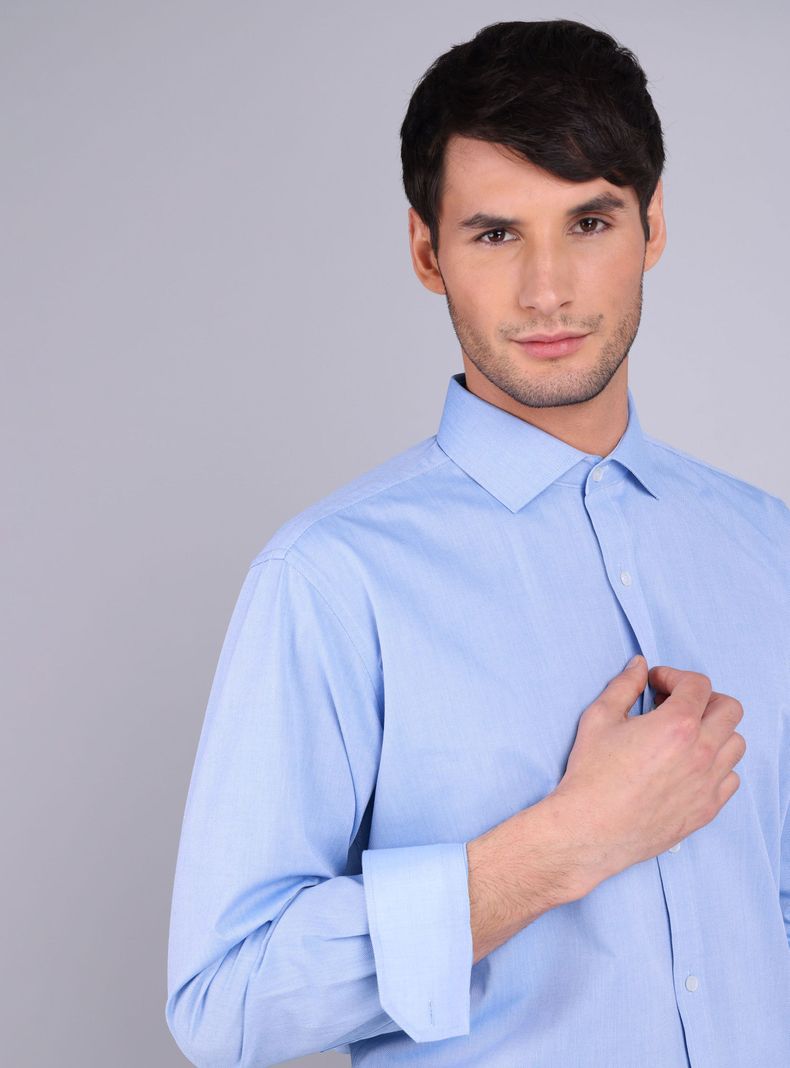 Camisa Fantasía Regular Fit Texturada Manga Larga-2