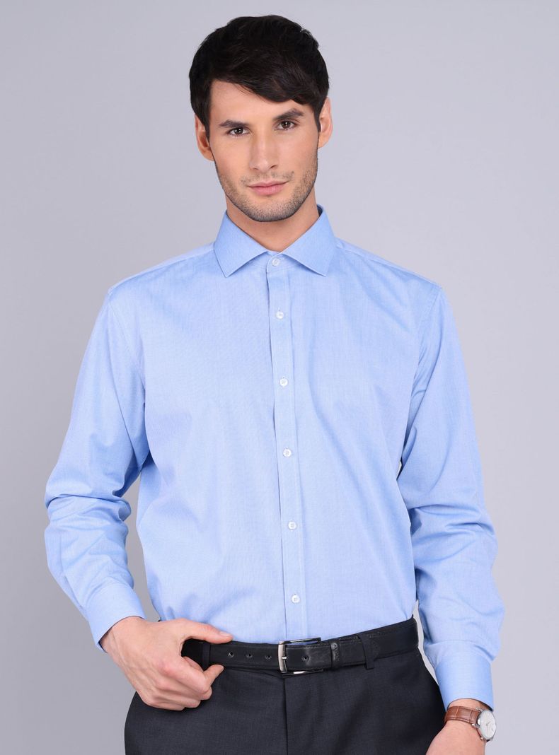 Camisa Fantasía Regular Fit Texturada Manga Larga-0