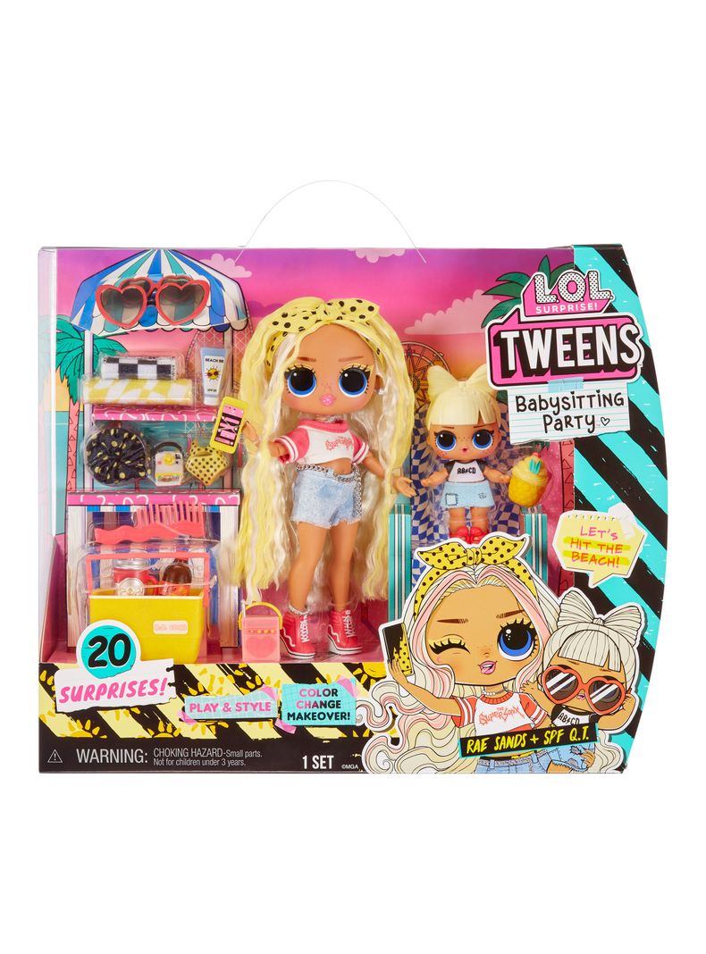 L.O.L. Surprise Tweens Baby Sitters Rae + SPF QT-0