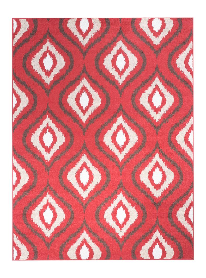 Alfombra Kaleb Rojo 180 x 275 cm Ovalado-0