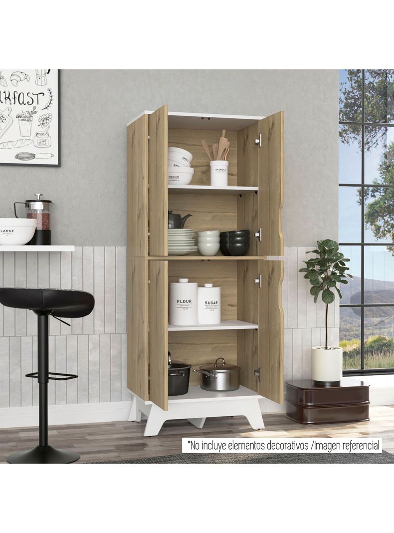 Alacena de Cocina BiColor Blanco Duna Melamina-4