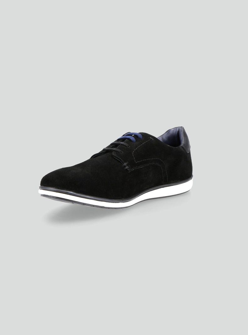 Zapato Casual de Gamuza Cordón Bicolor Hombre-2