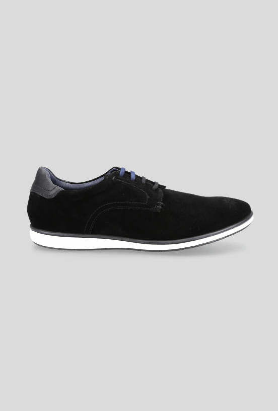 Zapato Casual de Gamuza Cordón Bicolor Hombre-4