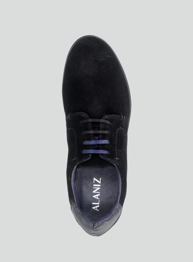 Zapato Casual de Gamuza Cordón Bicolor Hombre-3