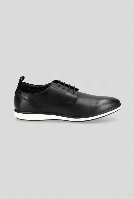 Zapato Casual Cuero Sport Cordones Hombre-4