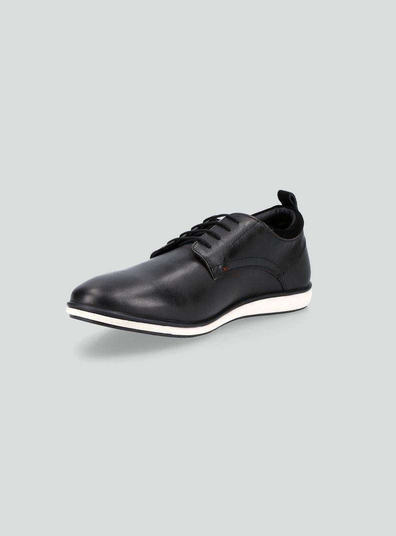 Zapato Casual Cuero Sport Cordones Hombre-2
