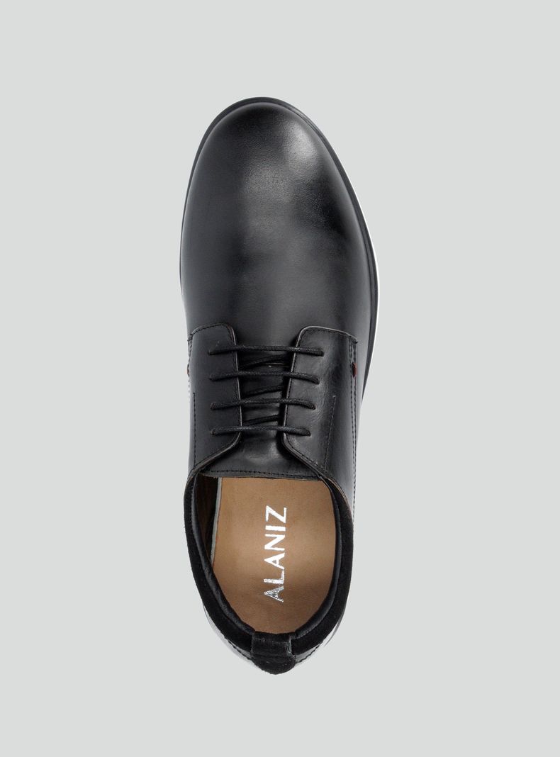 Zapato Casual Cuero Sport Cordones Hombre-3