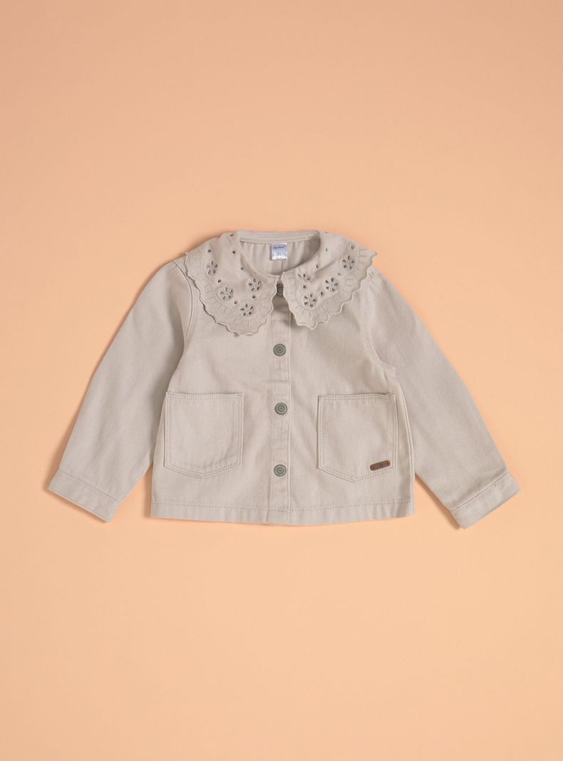 Blusa con Cuello Bobo y Bordados-0