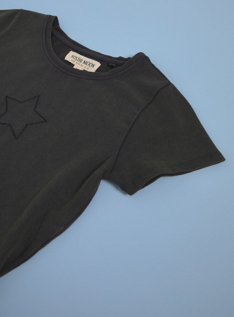 Polera de Manga Corta con Strass-4