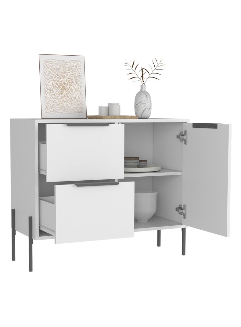 Bife White Collection Blanco 83.2 cm-4