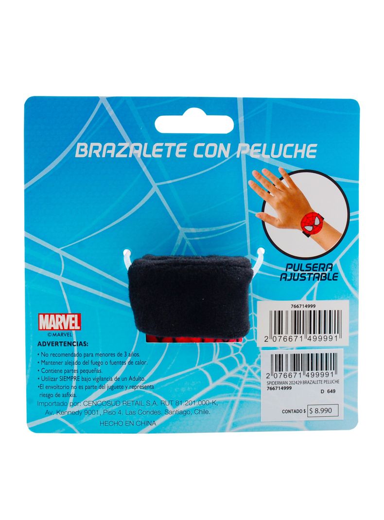 Peluche Brazalete Spiderman Marvel-5