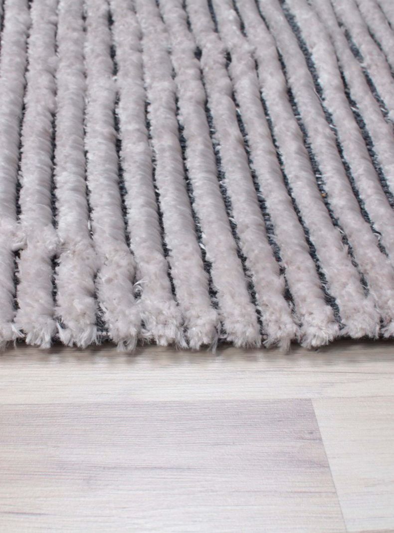 Alfombra Mystiq Gris Líneas 200 x 290 cm-2