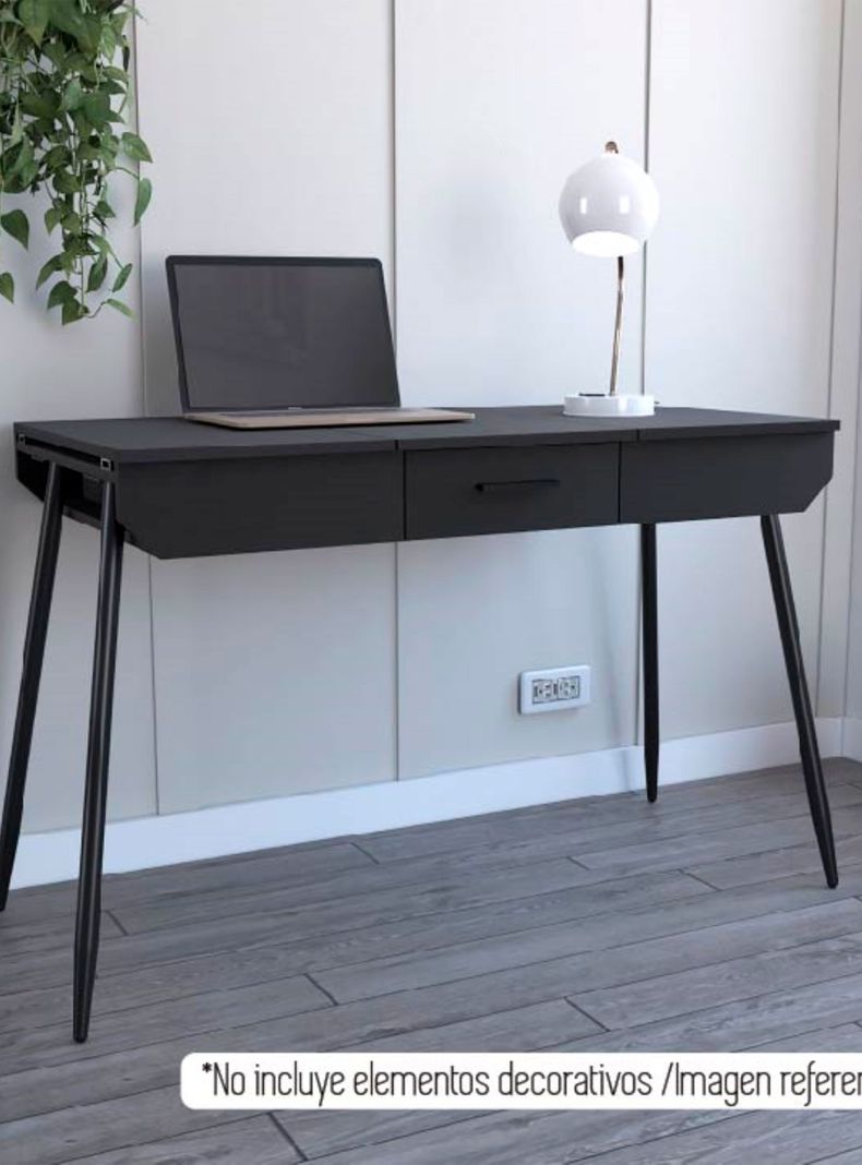Escritorio Office Conect 120 Funcional Wengue-0