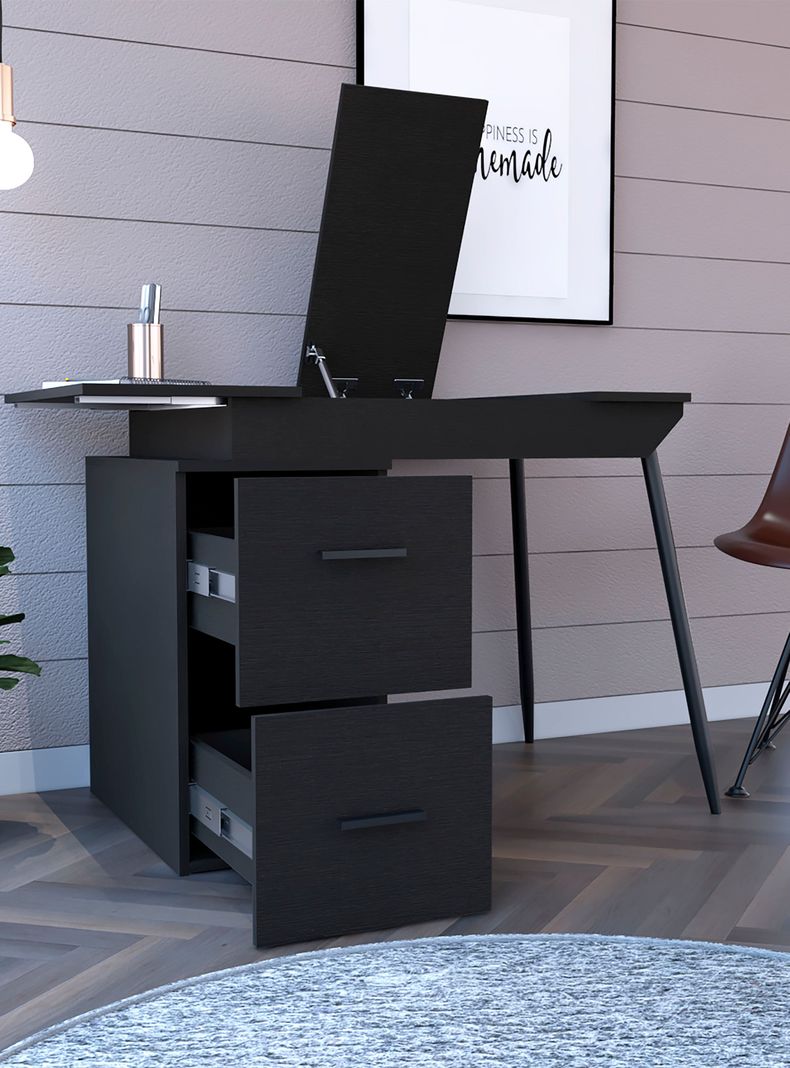 Escritorio Office Conect 90 Funcional Wengue-5