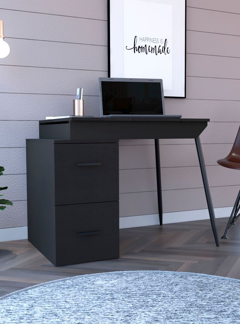 Escritorio Office Conect 90 Funcional Wengue-4