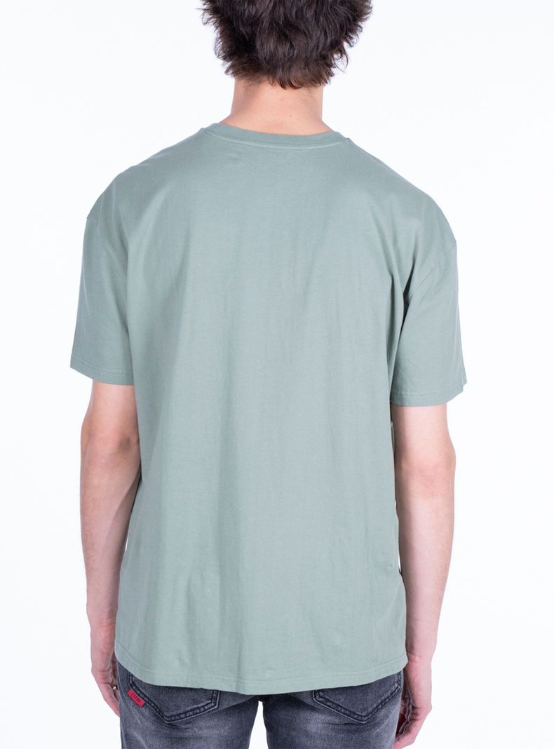 Polera Manga Corta Silicone Wash E Flores-1