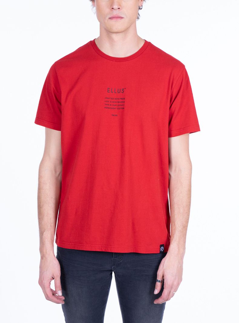 Polera Manga Corta Silicone Wash Centro-0