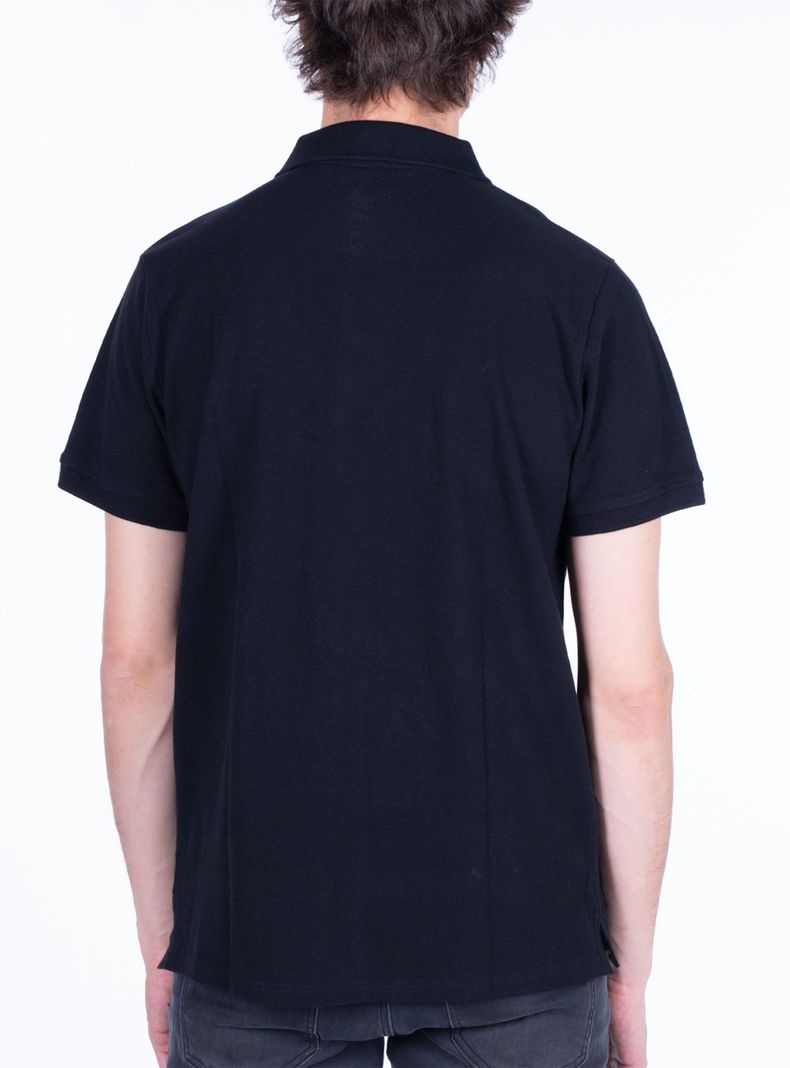 Polera Manga Corta Polo Piqué Silicone Wash-1