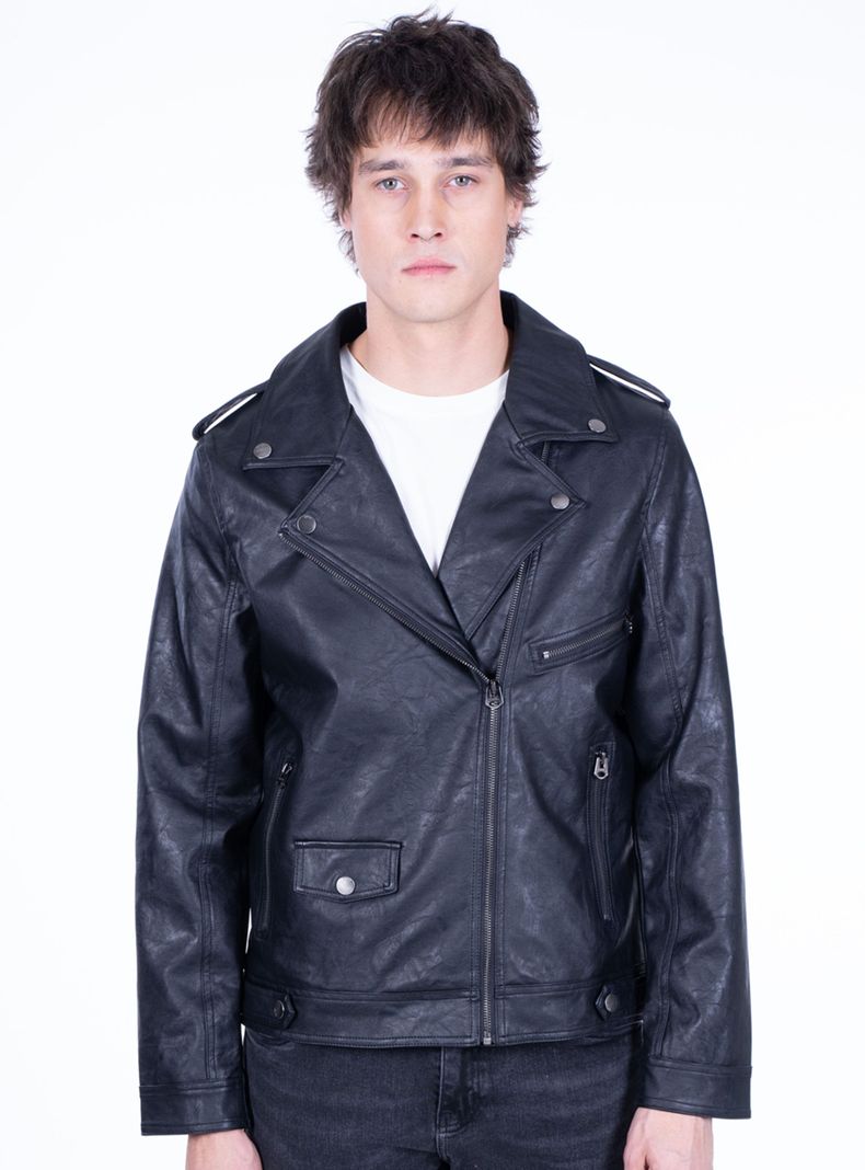 Chaqueta Estilo Biker-0