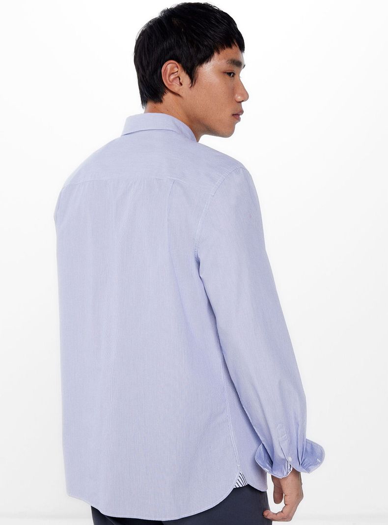 Camisa Polera Rayas Lavada-1