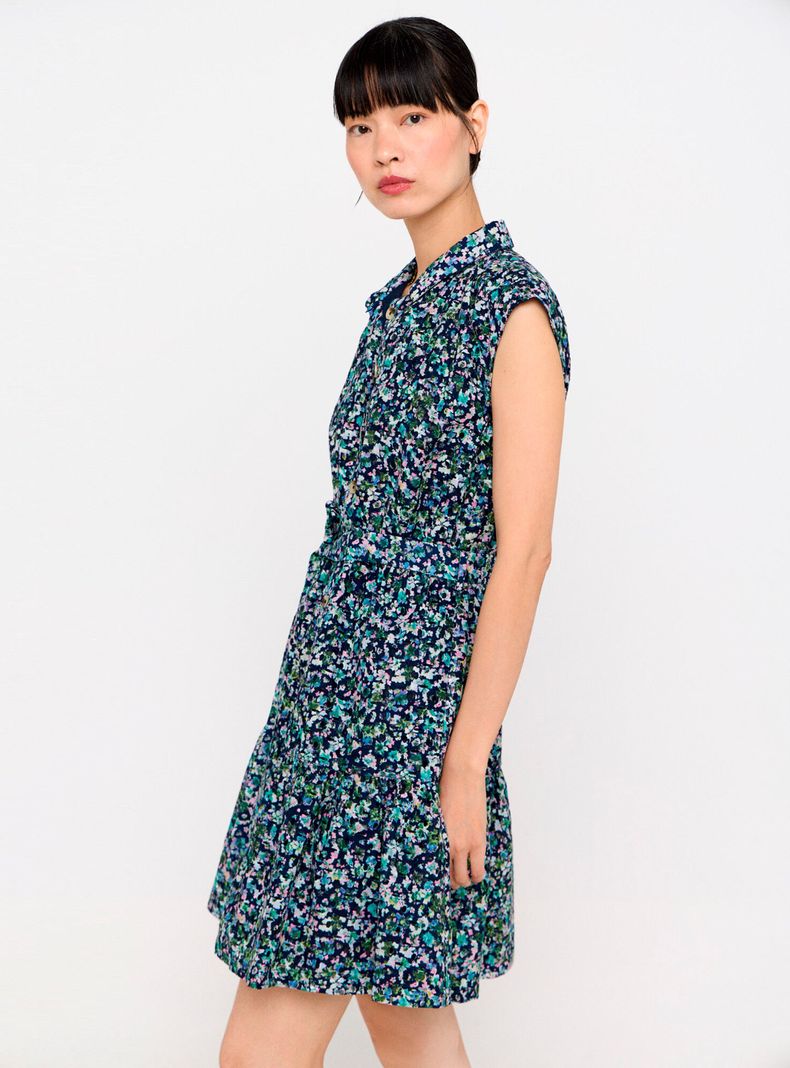 Vestido Camisero Algodón Bordado-2