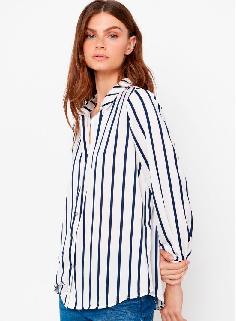 Camisa Satinada Estampada-0