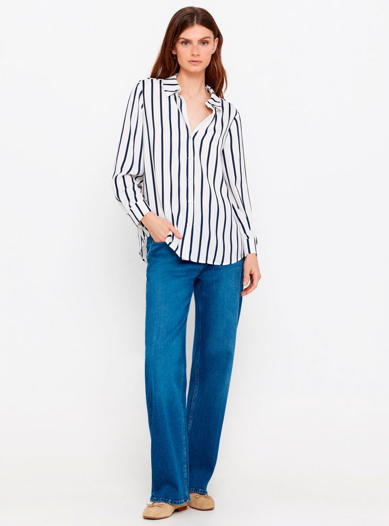 Camisa Satinada Estampada-3