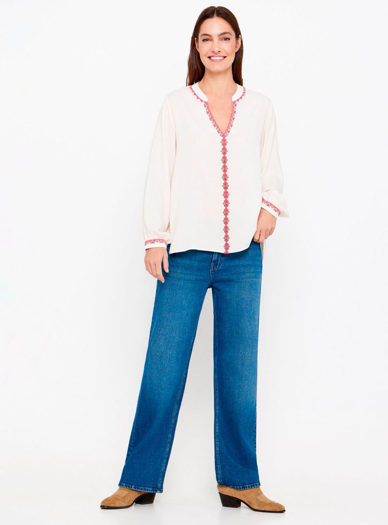 Blusa Fluida Lisa-3