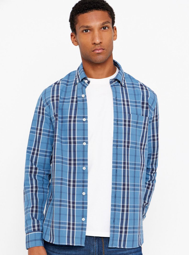 Camisa Cuadros Fácil Plancha-0