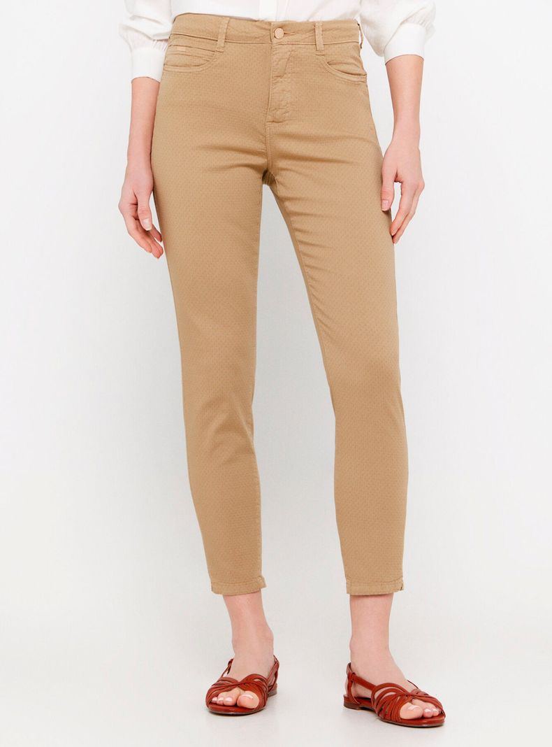 Pantalón Pitillo Jacquard Sensational Fit-0