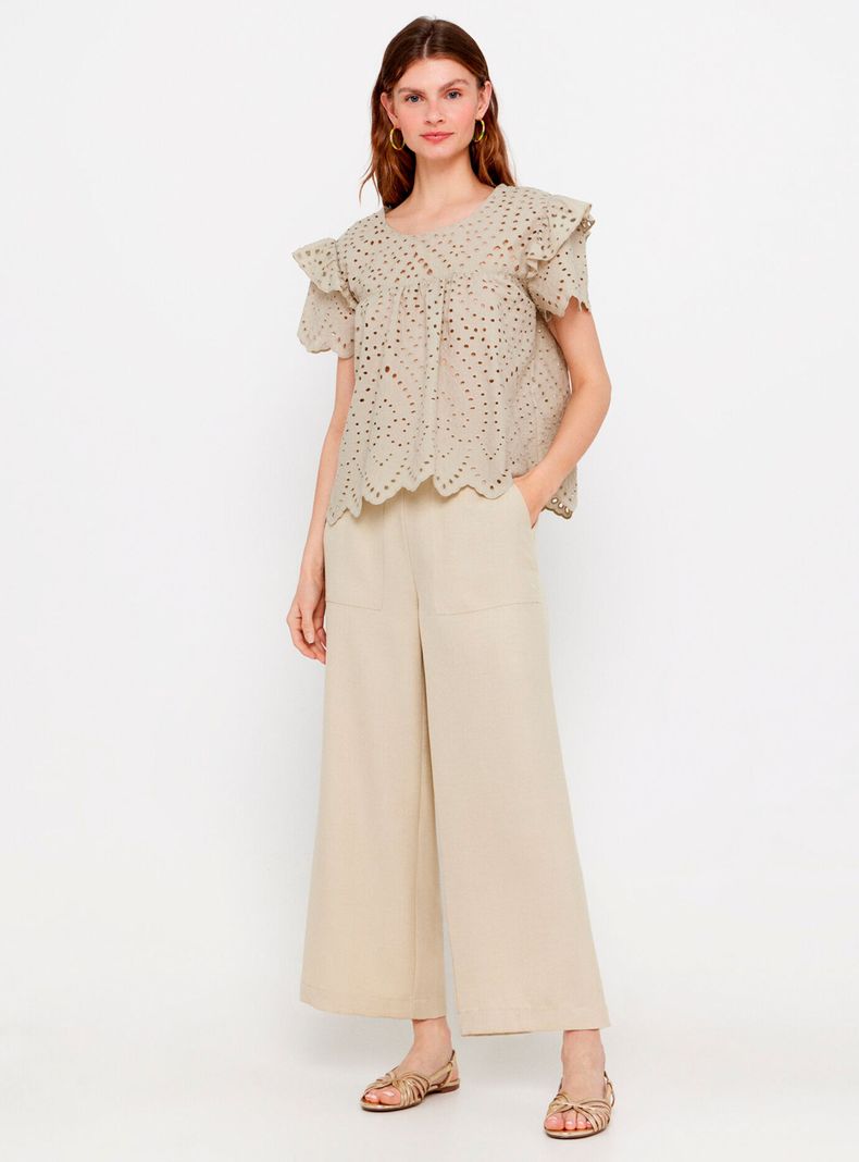 Pantalón Tobillero Ancho-3