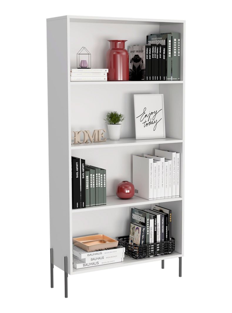 Librero White Collection Blanco-4