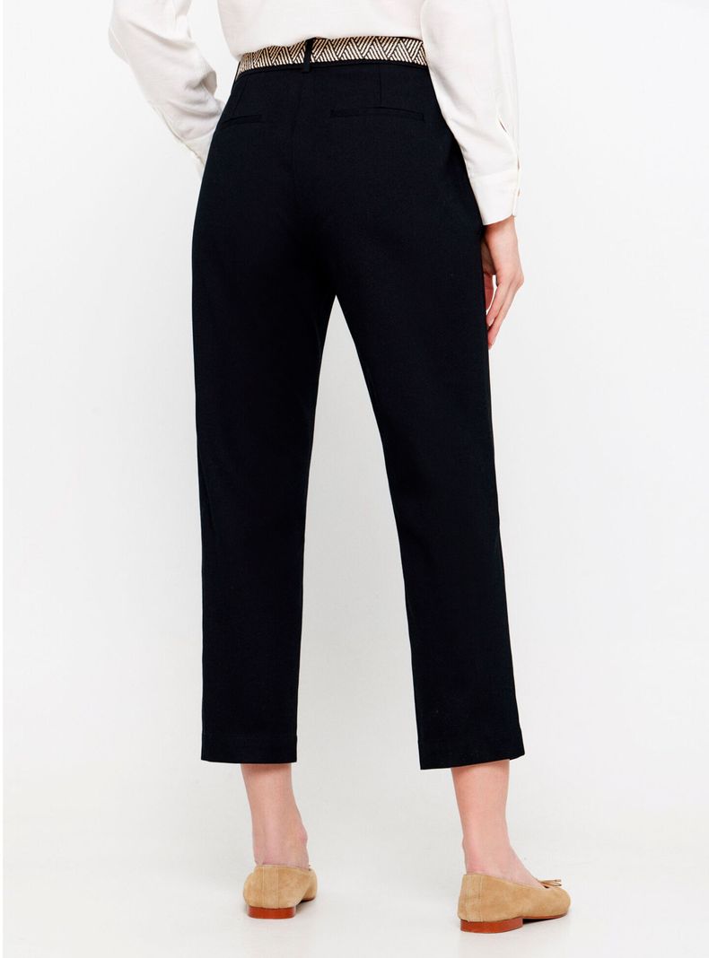 Pantalón Piqué Cinturón-1