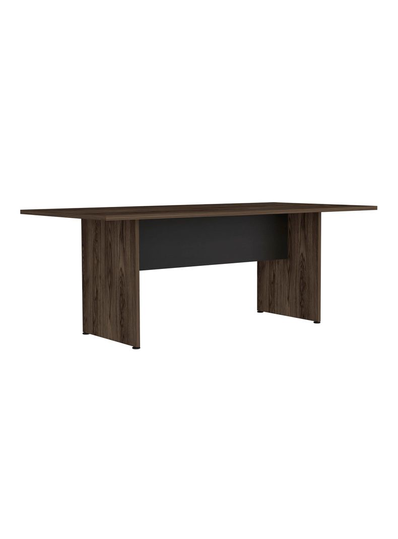 Mesa de Reunión M-200 Home Office Negro Soft-Coñac-0