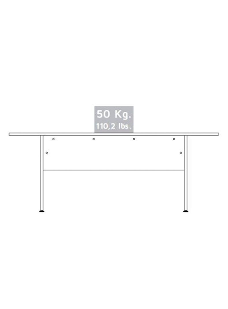 Mesa de Reunión M-200 Home Office Negro Soft-Coñac-3