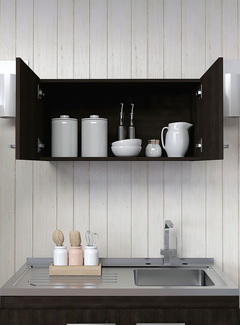 Mueble Sobre Campana 2 Puertas Manchester Wengue-5