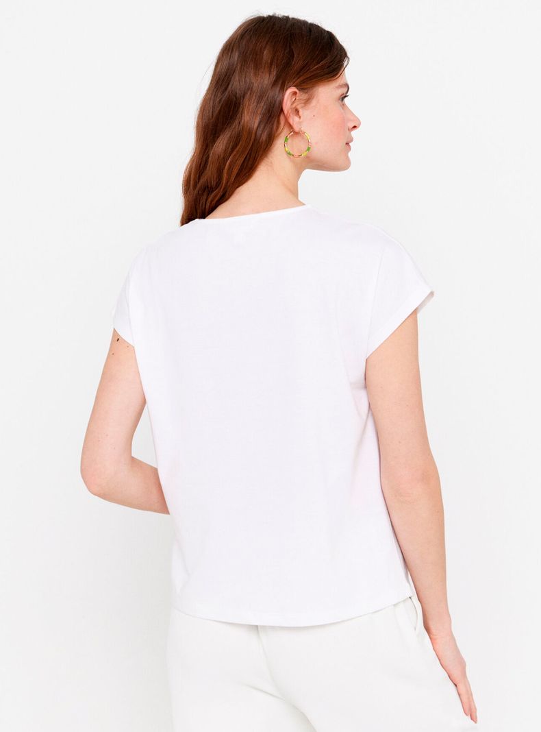 Polera Bordado Flor-1