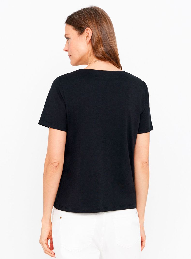 Polera Bordado Básico Color-1