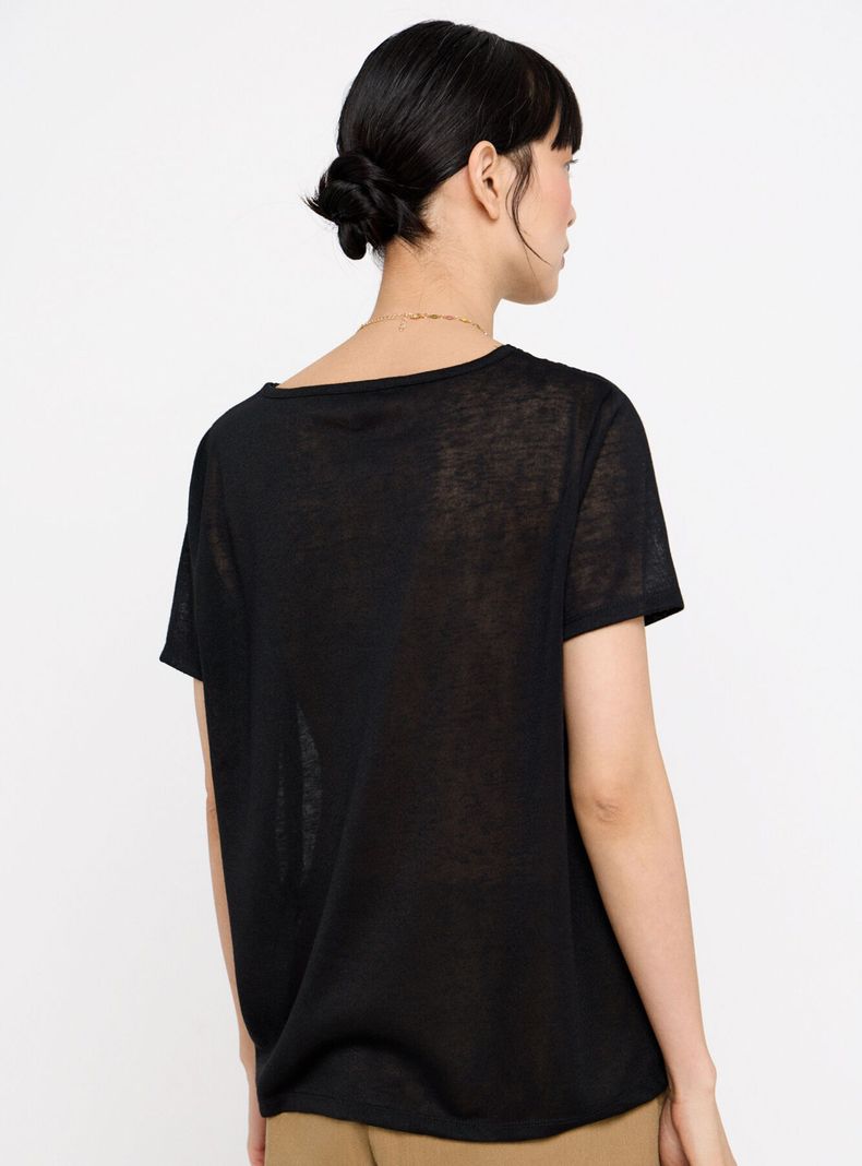 Polera Efecto Lino-1