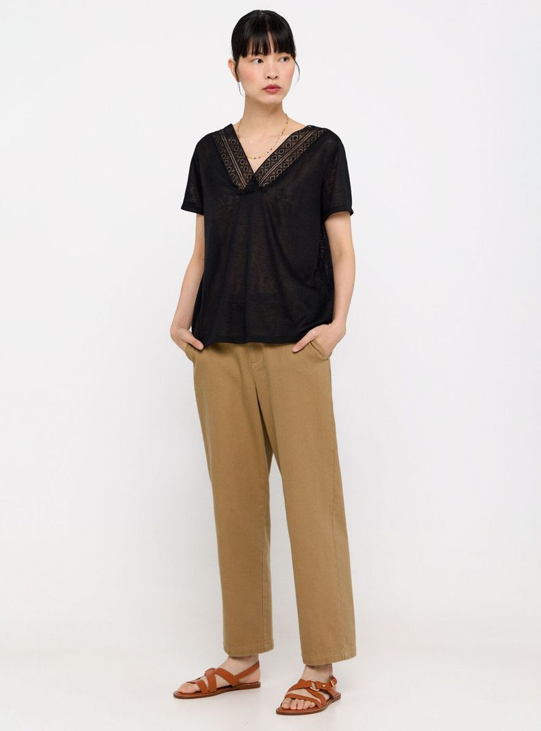 Polera Efecto Lino-3