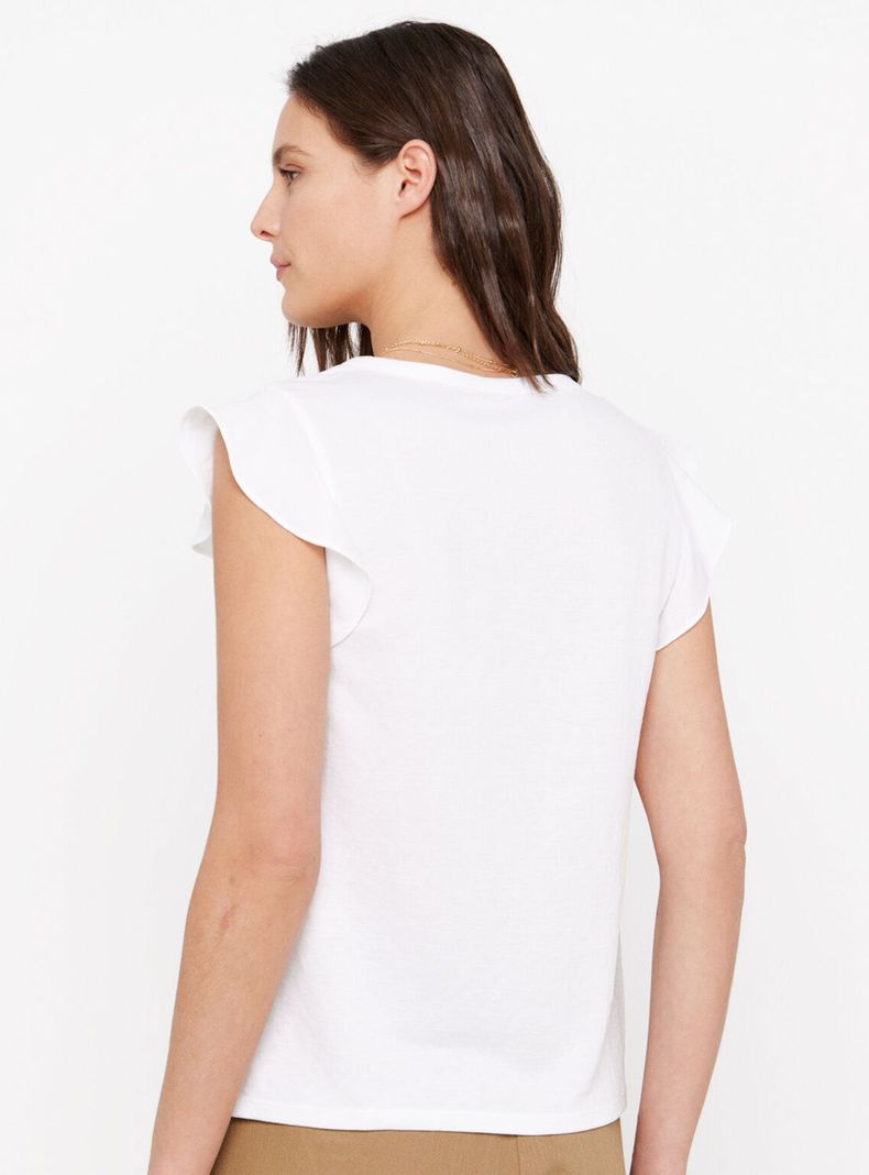 Polera Botones Crepé Elástico-1