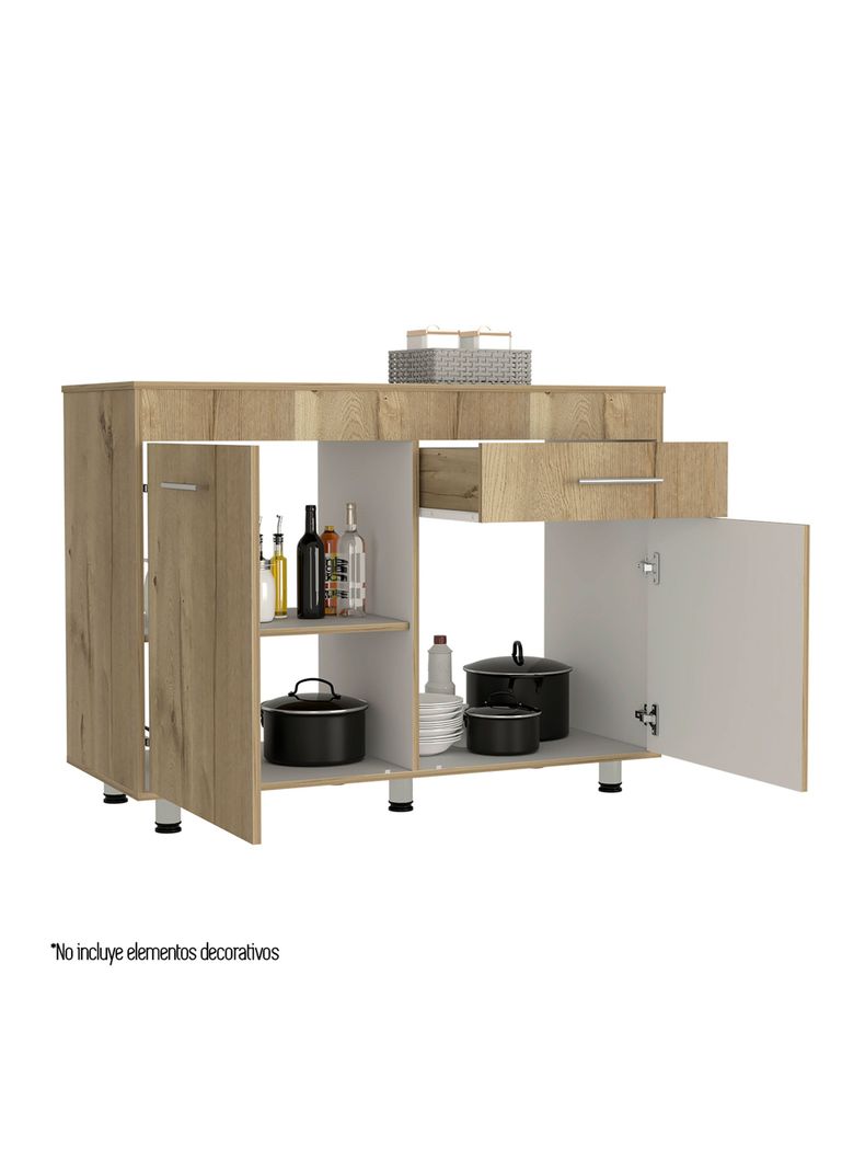 Módulo Inferior 120 Kitchen Orion con Top Melamina-3