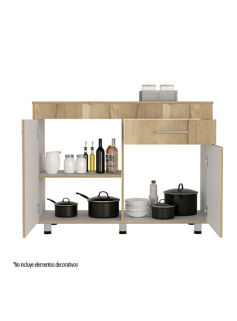 Módulo Inferior 120 Kitchen Orion con Top Melamina-2