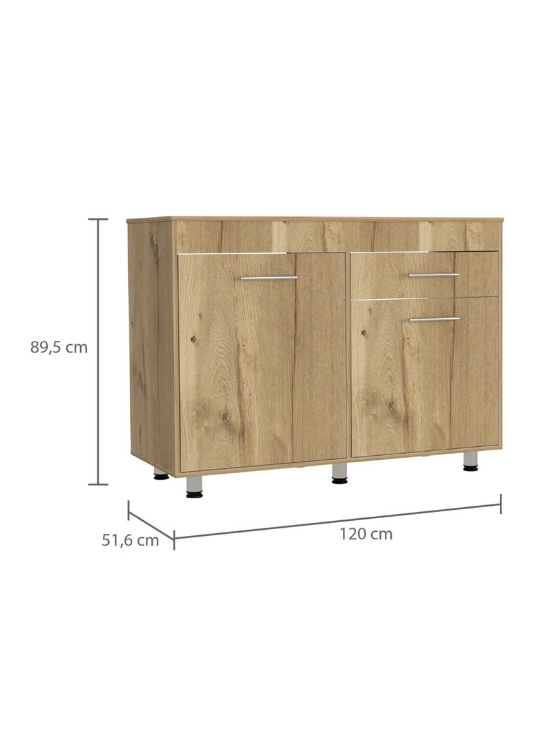Módulo Inferior 120 Kitchen Orion con Top Melamina-1