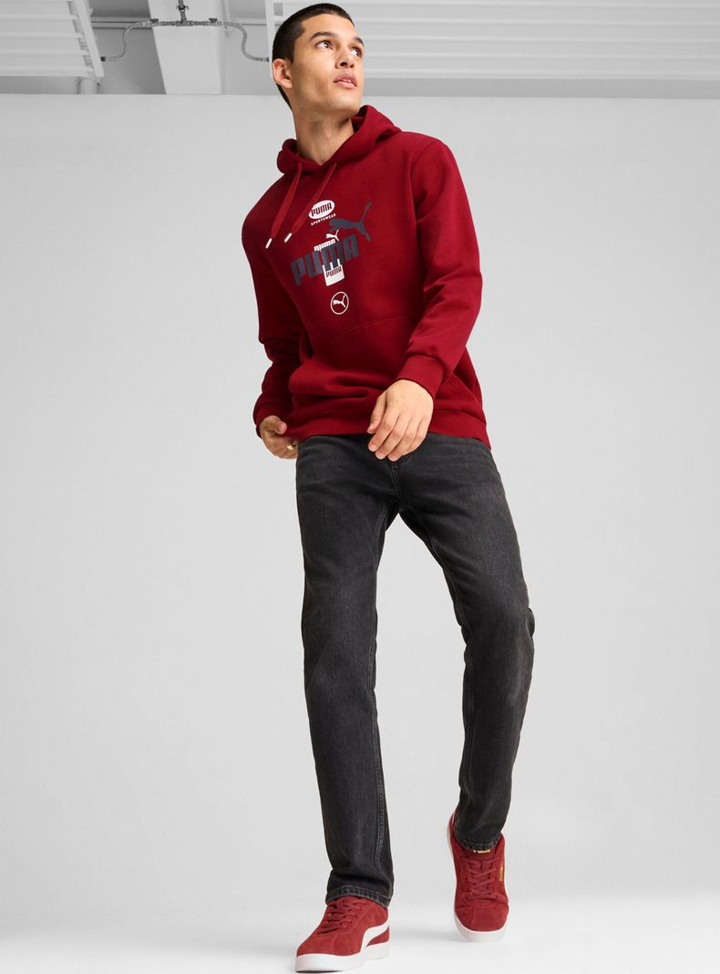 Polerón Logotipo Power Graphic Hoodie Fl-4